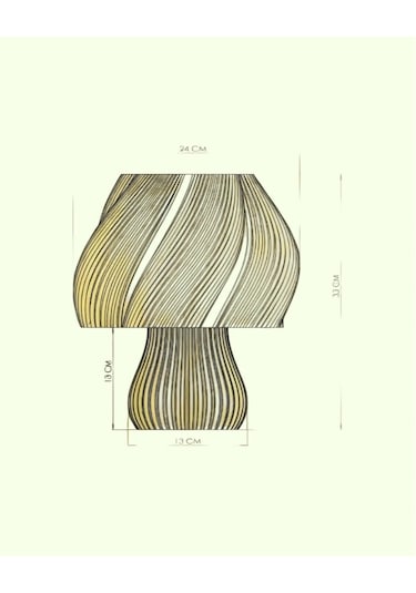 Vintage Gece Masa Lambası , Bohem Ev Dekorasyon , Dekoratif Abajur - Siyah Krem Çok Renkli