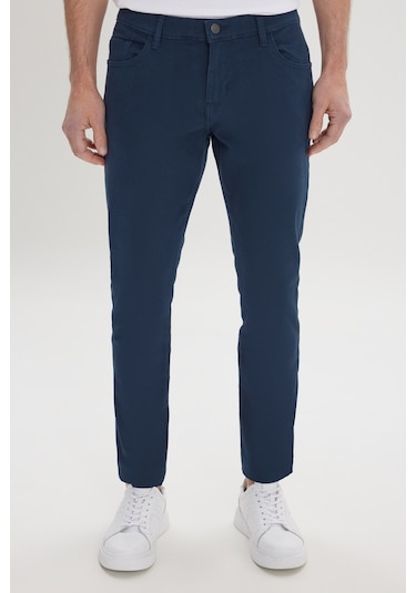 Ac&Co / Altınyıldız Classics Slim Fit Dar Kesim Pamuklu Esnek Chino Erkek Pantolon - Lacivert Ac&Co / Altınyıldız Classics Slim Fit Dar Kesim Pamuklu Esnek Chino Erkek Pantolon - Lacivert