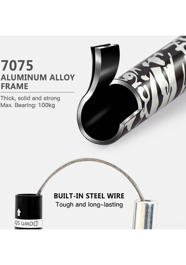 Besthome1 Alüminyum Trekking Çubuğu 5 Bölümlü 36cm Daraltılabilir 265g Kısa Ultra Hafif Dağ Yürüyüşü, Kırmızı Uzun Tip Tek Ade Çok Renkli