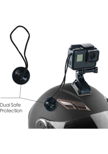 Fimtech Tüm Aksiyon Kameralar İle Uyumlu Kask Bağlantı Seti