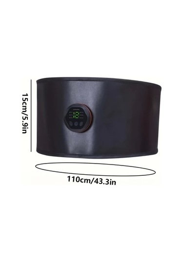 Fochsia Siyah Akıllı Masaj Kemeri Karın Kas Egzersiz Ekipmanı Ev Masaj Aleti Gri