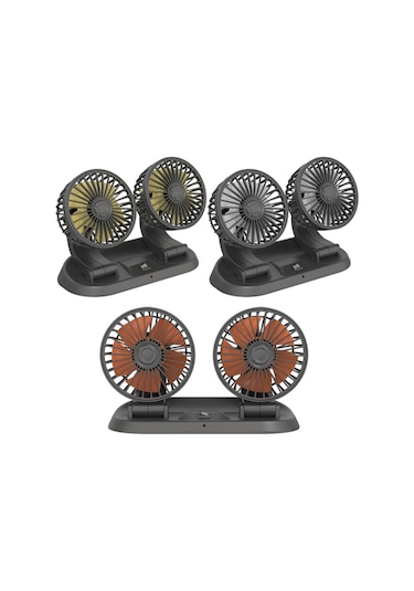 F410 Usb 5v Araba Çift Kalı Kabul Etme Geçici Geçici Park Kartı İle Elektrikli Soğutma Fanı, Boyut:f410