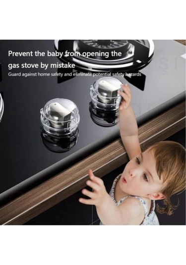 Ocak Düğmesi Koruyucu Kapak 2 Adet Çok Renkli