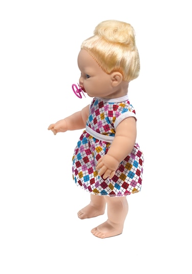 Ağlayan Bebek Oyuncak Et Bebek Emzikli 35 Cm