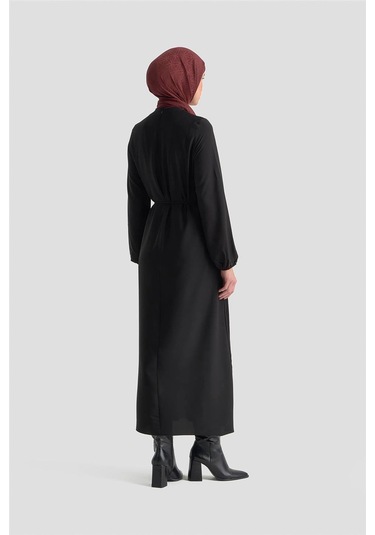Armine Elbise Ortd9435-1 Siyah Siyah