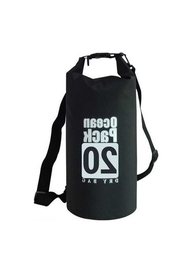 Pazly Dayanıklı Pvc Su Geçirmez Su Sporları Sırt Çantası - Hafif Siyah Siyah