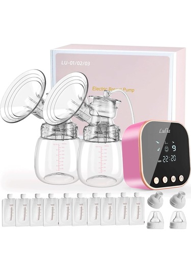 Lulia Store Elektrikli Göğüs Pompası, Çiftli, 4 Mod, 9 Kademe, Bpa Içermeyen