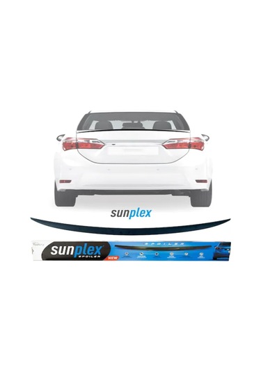 Toyota Corolla Uyumlu 2013-2017 Sunplex Spoiler Piano Black A+ Kalite N11.4302