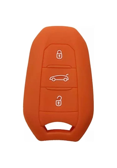 Peugeot Uyumlu 208 308 508 3008 5008 Slikon Anahtar Kumanda Kilifi 450408387