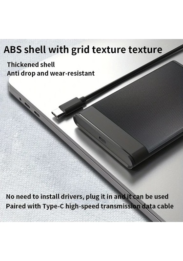 Fastbuy Dream011 Hızlı 3.0 Usb Taşınabilir 320gb Sabit Disk Type-c, Hafif Dayanıklı Tv Bilgisayar Uyumlu