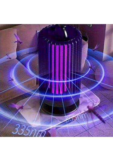 Boatshop1 Mavi Mosquito Killer Lamba Ev Ofis Okul Restoran Yatak Odası Için Sessiz Işiksız Sinek Kovucu