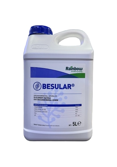 Besular 5 Lt İzelement Katkılı Sıvı Organomineral Gübre 5 Litre