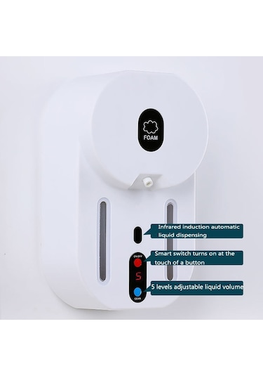 Sones Klc-600 Otomatik İndüksiyonlu Sabunluk Köpük El Yıkama Cihazı, Stil: Şarjlı Sıvı Versiyonu