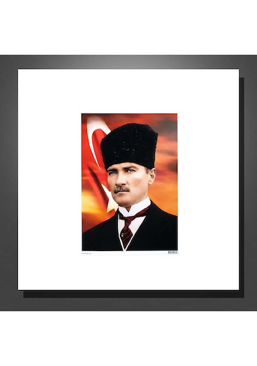 10 Adet Mustafa Kemal Atatürk Poster A4 Poster Ebat: 29,7 Cm X 21 Cm