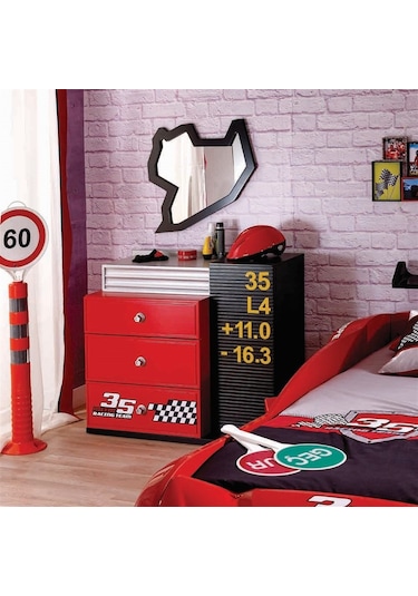 Meltem Kids Pitstop Çocuk Odası Şifonyer