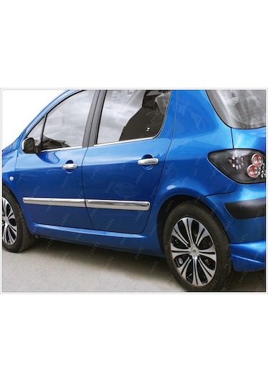 Peugeot 307 Hb Krom Yan Kapı Çıtası 4 Prç. 2000 ve Üzeri P.çelik