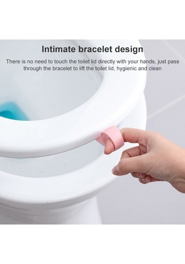 Tongxida Bosphorusboutique Yaratıcı Tuvalet Tuvalet Sones Önleyici Kir Kapağı Kaldırma Halka Aksesuarları Adet 10 Diğer