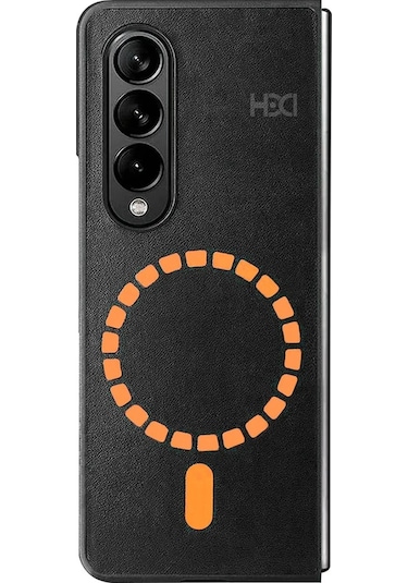 Samsung Galaxy Z Fold 3 Kılıf Hbc-156 Forum Magneticsafe Kapak - Siyah