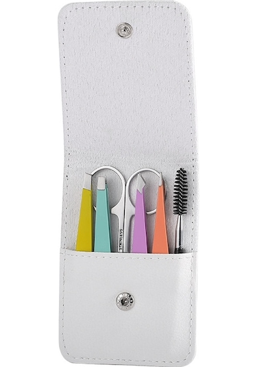 Sones 6'sı 1 Arada Paslanmaz Çelik Kaş Düzeltme Seti Renkli