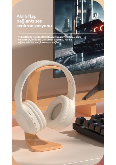 Aurora Kablosuz Kulaklıklar Başmonte Bluetooth Kulaklıklar