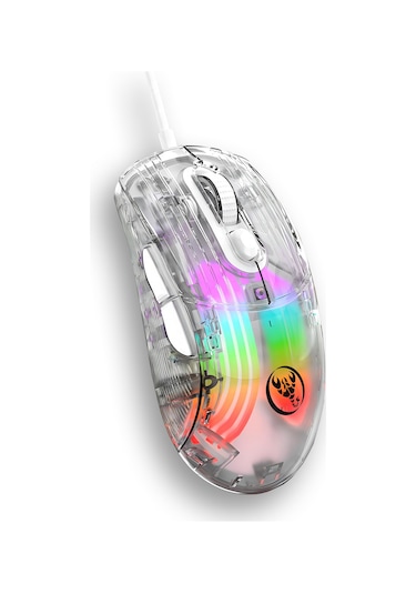Springsun Hxsj X400 Profesyonel Oyun Faresi - 12800 Dpı, 7 Programlanabilir Tuş, Rgb Aydınlatma, Ergonomik Tasarım 001