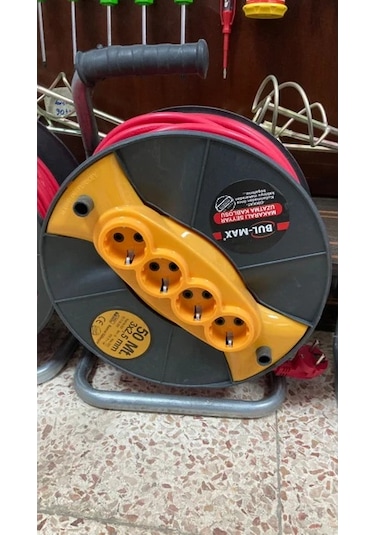 Bul-max Kab Makaralı 3x2.5 Cca 50mt Uzatma Kablosu 50 Mt