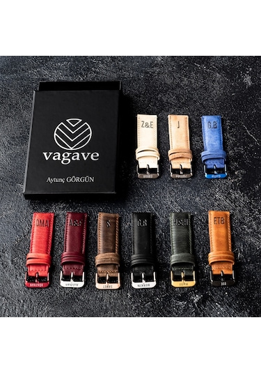 Vagave Samsung Uyumlu Active / Watch / Gear 20 Mm / 22 Mm Deri Kordon (482085373)