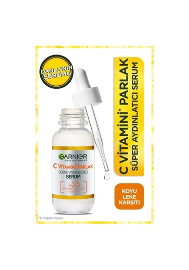 Garnier C Vitamini Parlak Aydınlatıcı Göz Kremi 15 ML + Süper Aydınlatıcı Serum 30 ML