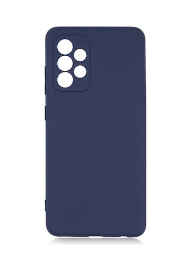 Noktaks - Samsung Galaxy A52 Uyumlu - Kılıf İçi Kadife Koruyucu Mara Lansman Kapak - Lacivert