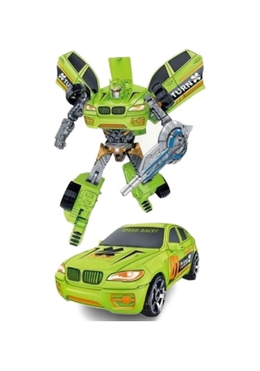 Ctoys 39-89 Robota Dönüşen Sesli Araba Oyuncak