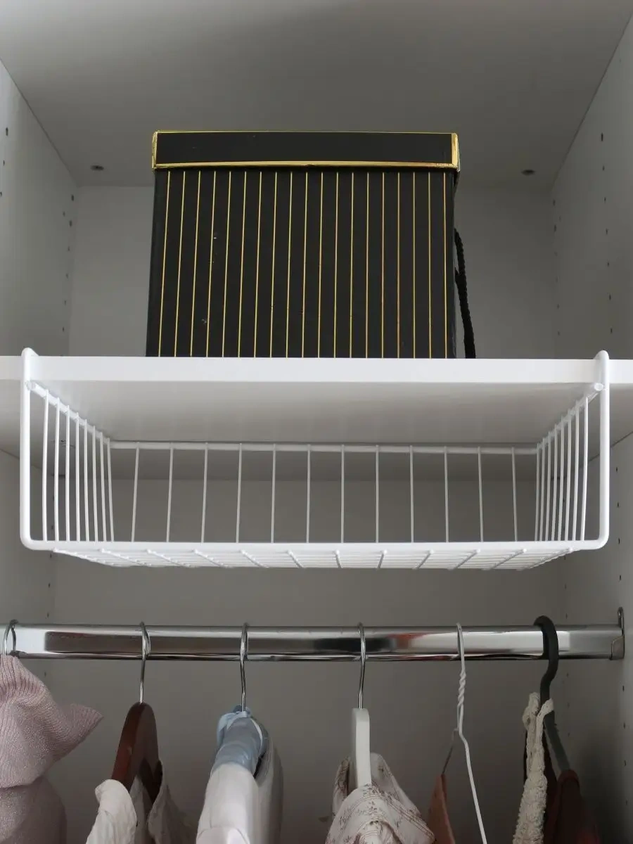 Domersi Oda Manzara Asılı Sepet Metal Eşyaları İçin Mutfakta Kullanılabilecek 75744276 Beyaz