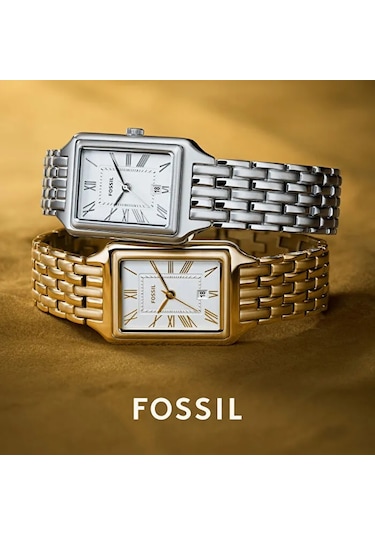 FOSSIL FES5220 ALTIN KAPLAMA KARE Kadın KOL SAATİ