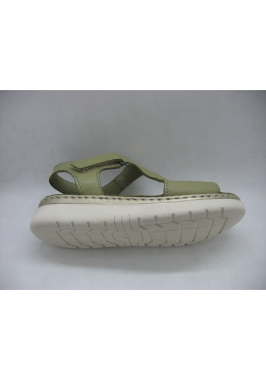 Piarmoni 494 Yeşil Deri,anatomik Taban Sandalet 31-36 Yeşil