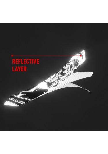 Neevoyu Yansımalı Bisiklet Çerçeve Koruyucu - Çizilmeye Dayanıklı, Gece Güvenliği Sağlayan 112 Karakter