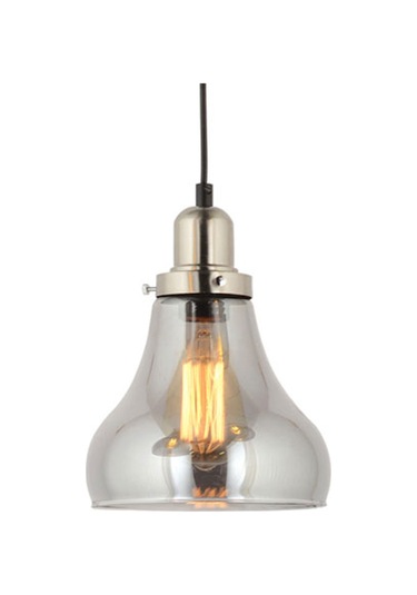 Lampaluce Cono Modern Sarkıt Salon Avizesi Tekli Krom 20X70Cm