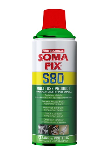Somafix S80 Çok Amaçlı Yağlayıcı Gevşetici Aerosol Sprey 400 ML