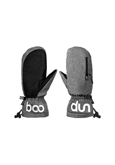 Wezone Kış Sporları İçin Dokunmatik Ekran Uyumlu Su Geçirmez Eldivenler Gri L Beden Gri