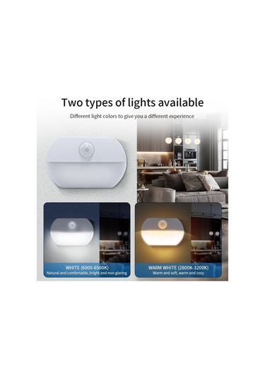 Sıcak Beyaz Hareket Sensörü Gece Lambası Aaa Akülü Lamba Kabine Depoları Mutfak Işıkları Duvar Merdiven Dolap Koridor Yatak Odası Gece Lambası Sıcak Beyaz