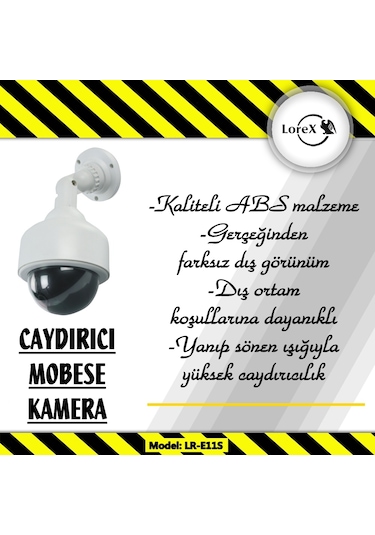 Lorex Lr-E11S Speed Dome / Mobese Görünümlü Caydırıcı Kamera