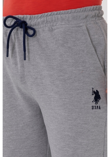 U.s. Polo Assn. Erkek Gri Melanj Şort Örme 50298038-vr086 GRI MELANJ