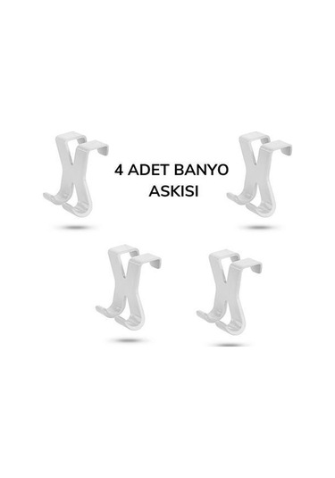 Buffer Hang İt Pratik Kolay Taşımabilir Havlupan 2 Kancalı Banyo Askısı Mavi