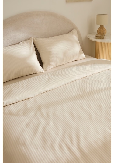 Kaşmir Home Sofia Çift Kişilik Nevresim Takımı Bej Bej