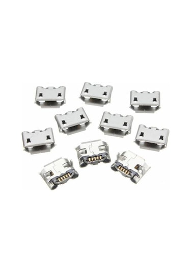 10 Adet 5 Pin Mikro Usb Şarj Soketi Dişi Micro Usb Soket Samsung