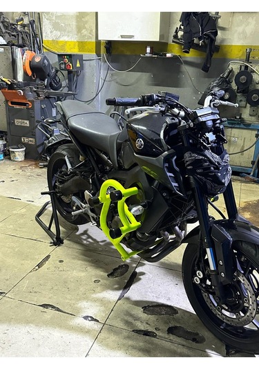 Yamaha Mt09 Uyumlu Ön Koruma Demiri Neon Sarı