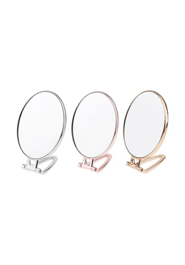 Suntek Seyahat Gümüş Için Katlanır El Çift Taraflı Ayna