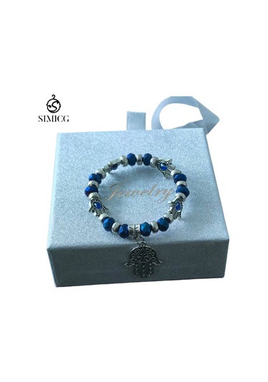 Hamsa Eli Bileklik Mavi