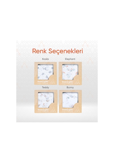 Gezenbebe Hero Müslin Bebek Emzirme Önlüğü 60x90