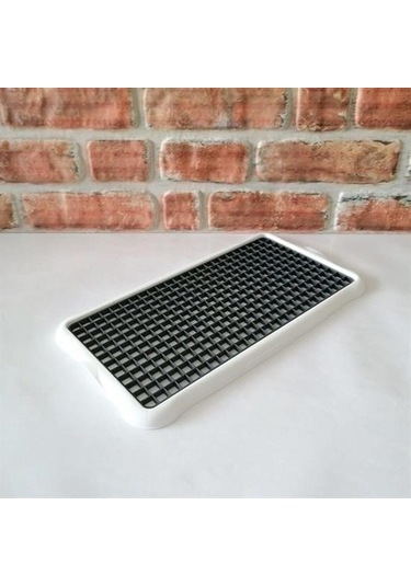 Ollevra Pratik Lavabo Tezgah Üstü Bulaşık Kurutmalığı Süzmatik 22x40 Cm Çok Renkli