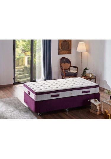 Nironyatak Niron Violet 100X200 Tek Kişilik Gizli Pedli Yatak Full Ortopedik