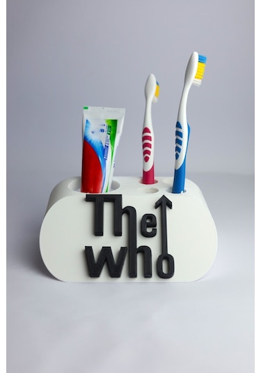 The Who - Dekoratif Diş Fırçalık Beyaz